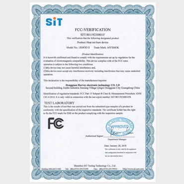 ismod ii fcc Zertifizierungen