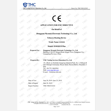 ISMOD II PLUS  EMC Report